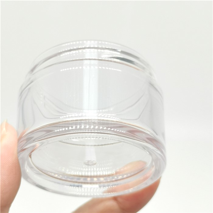 Free samples silver lid AS plastic jar 15g 30g 100g hair nail mica glitter empty containers for acrylic powder