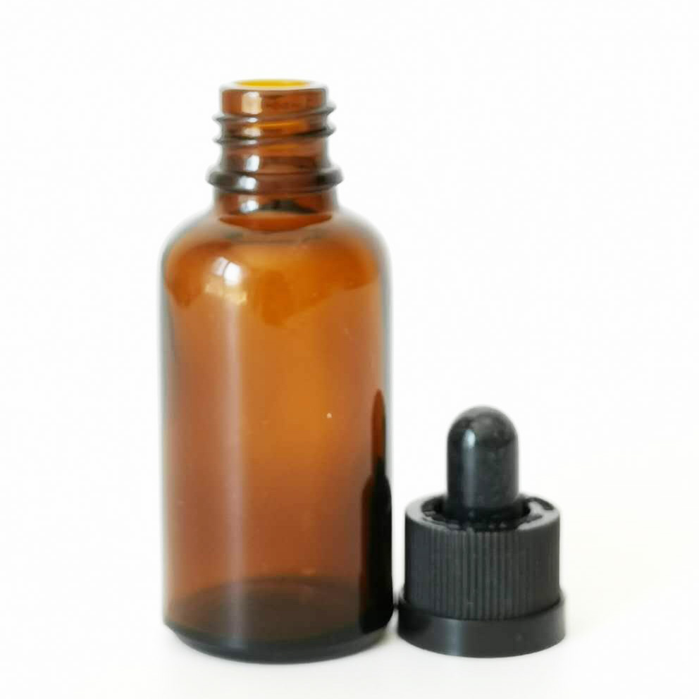 Free shipping 330pcs 30ml amber e liquid bottle with dropper to USA
