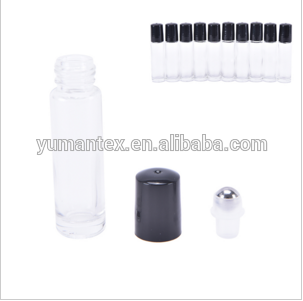 Free shipping !In stock sales!10ml clear glass roll on bottle perfume bottle essential oil bottle