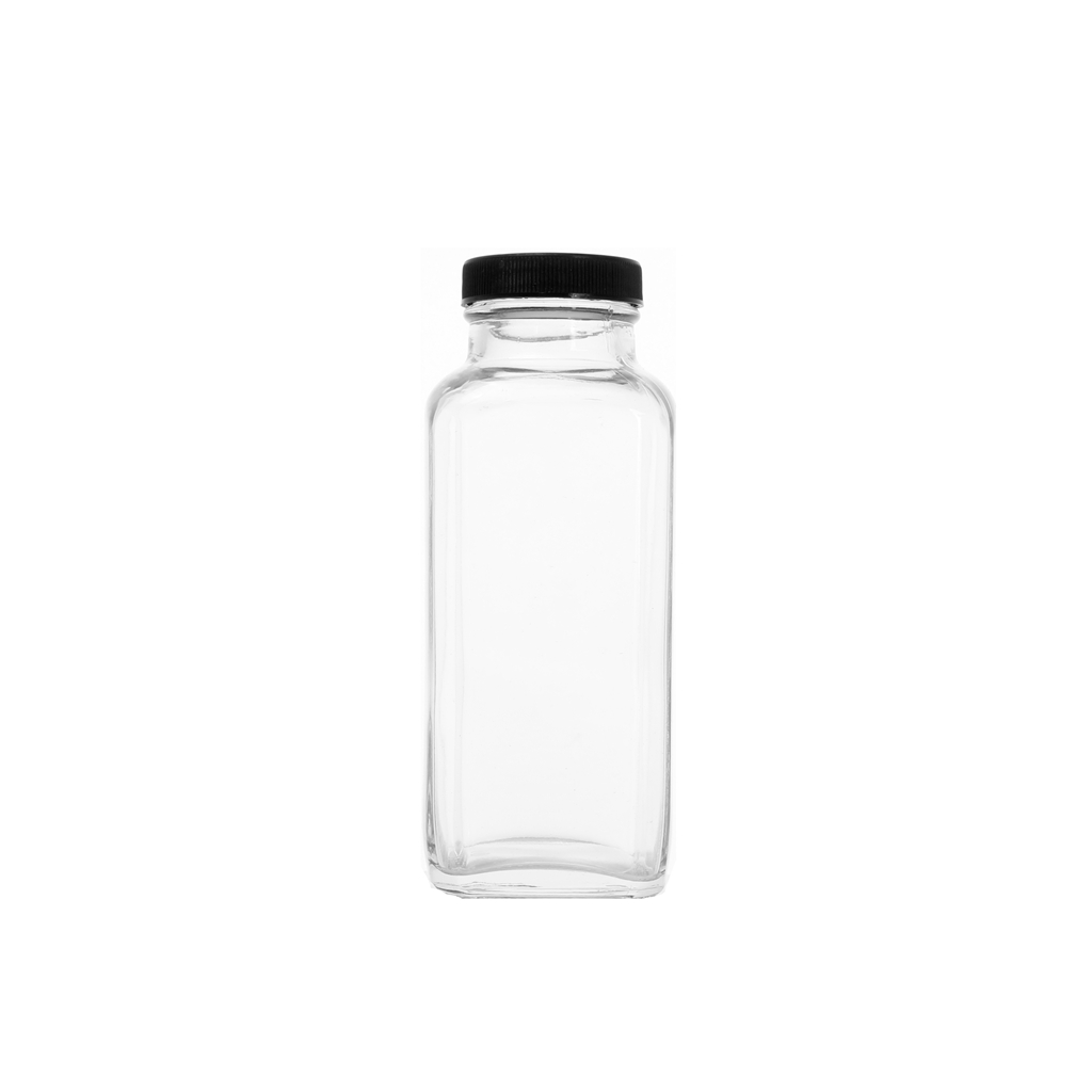 French Square 60ml 120ml 250ml 350ml 500mlJuice Glass Bottles Packaging For Beverage