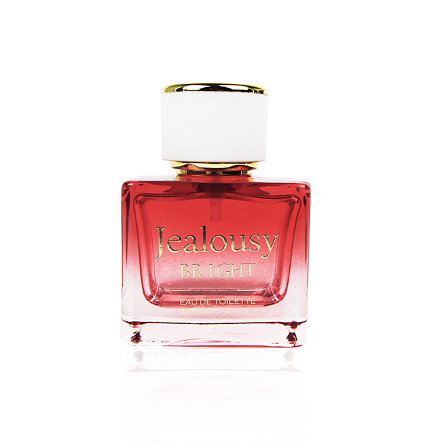 French style square blue 60ml glass Bouteille de parfum