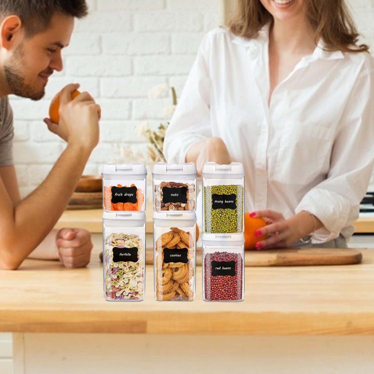 Fresh-keeping Box Multi-purpose Moisture-proof Container Kitchen damp-proof easy-to-buckle cans