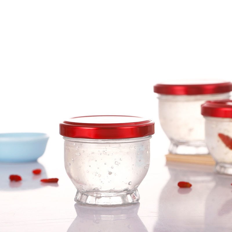 Fresh stewed bird's nest glass bottle with lead-free and high temperature resistance
