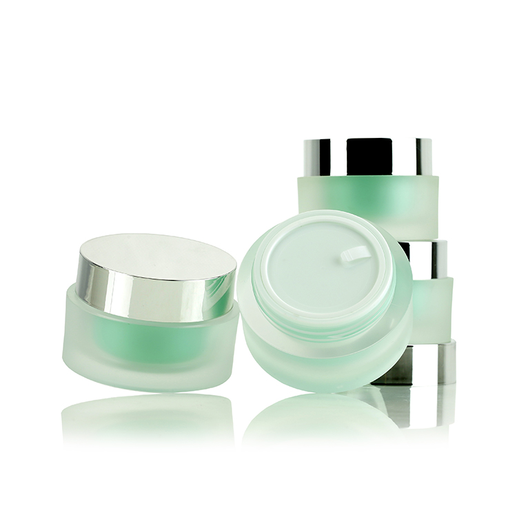 Frosted Classic Round Plastic acrylic Cosmetics Cream Jars for skincare beauty WO-J 15/20/30/50/100/120/200g