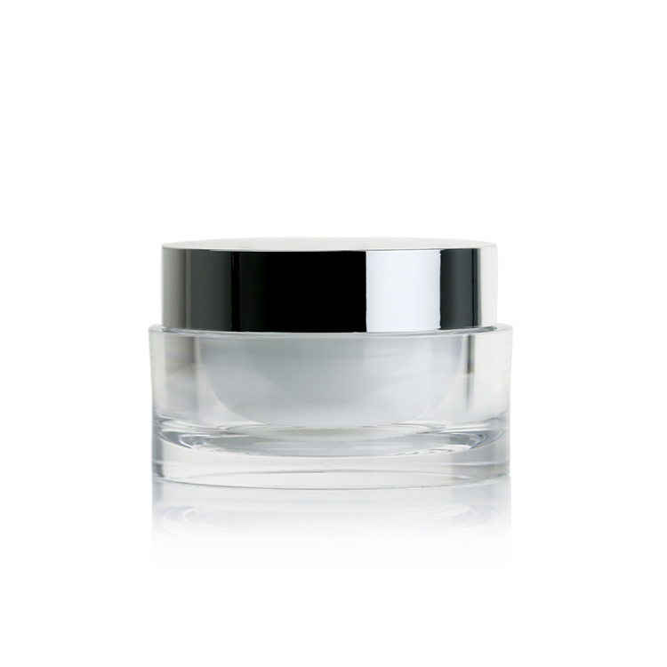 Frosted Classic Round Plastic acrylic Cosmetics Cream Jars for skincare beauty WO-J 15/20/30/50/100/120/200g
