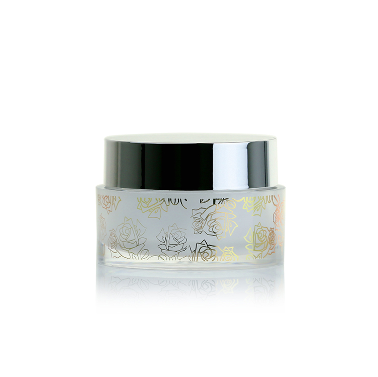 Frosted Classic Round Plastic acrylic Cosmetics Cream Jars for skincare beauty WO-J 15/20/30/50/100/120/200g