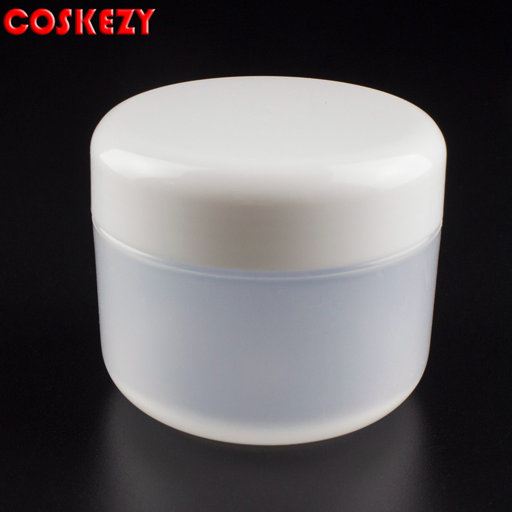 Frosted Clear Empty Various Size PP Cosmetic Plastic Jar, 50ml 250ml 500ml 100 ml Screw Top Jars