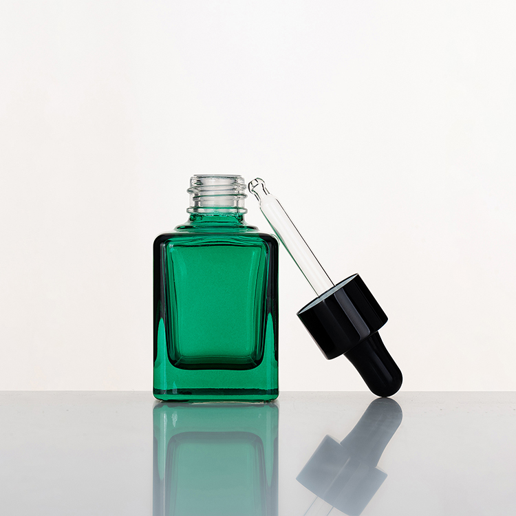 Frosted Glass 30ml 15 Ml Perfume Dropper Blue Essential Oil Bottle