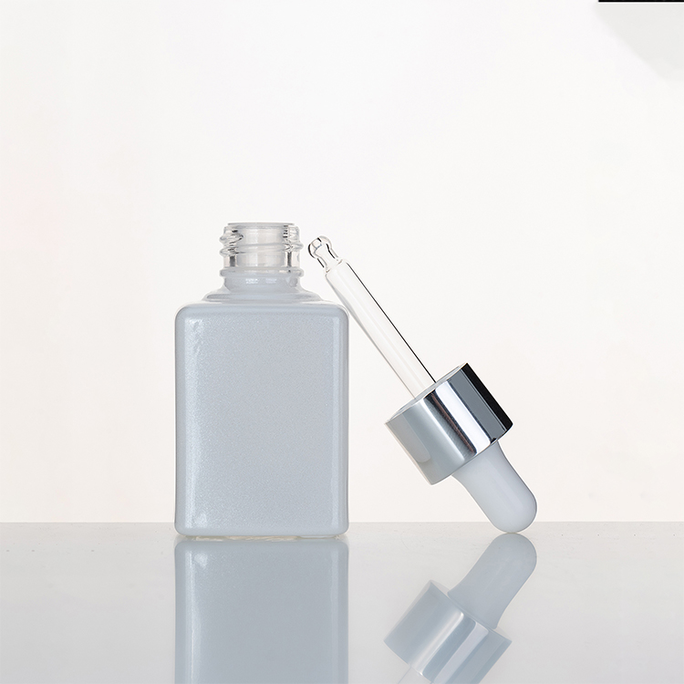 Frosted Glass 30ml 15 Ml Perfume Dropper Blue Essential Oil Bottle