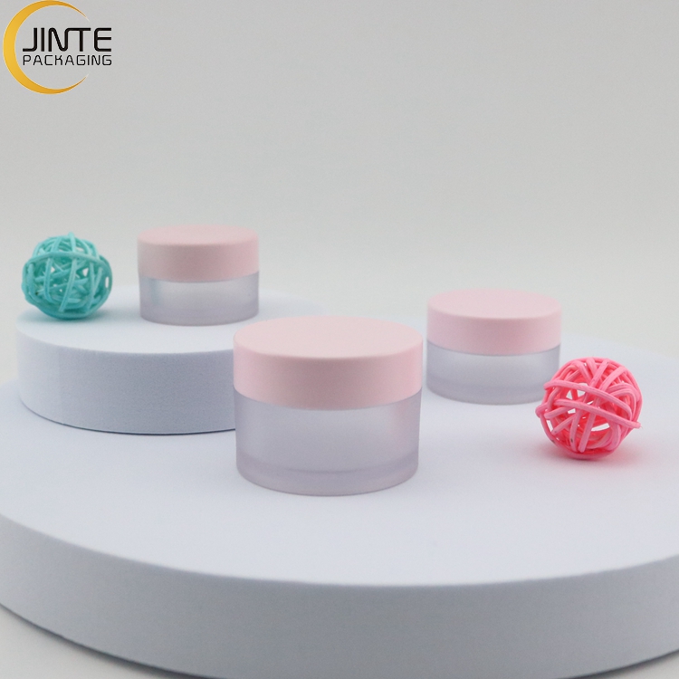 Frosted  Plastic Jars with Lids 15ml  PETG 1/2 Ooz 1oz 2oz 3oz 4oz 5oz 6oz 8oz Lip Scrub Container Body Cream Jar