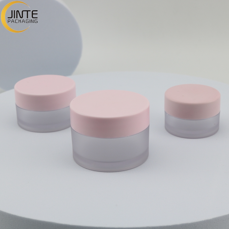 Frosted Plastic Jars with Lids 15ml PETG 1/2 Ooz 1oz 2oz 3oz 4oz 5oz 6oz 8oz Lip Scrub Container Body Cream Jar