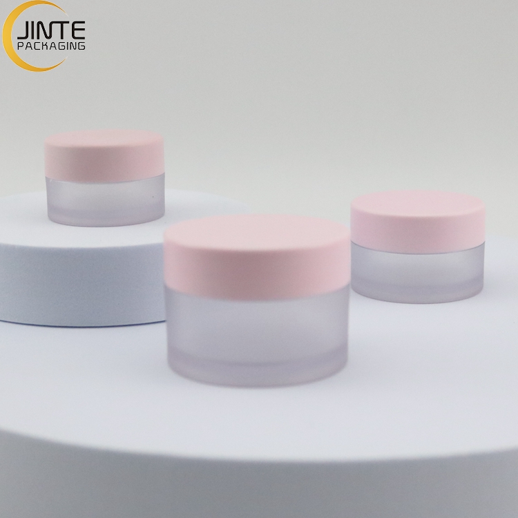 Frosted Plastic Jars with Lids 15ml PETG 1/2 Ooz 1oz 2oz 3oz 4oz 5oz 6oz 8oz Lip Scrub Container Body Cream Jar