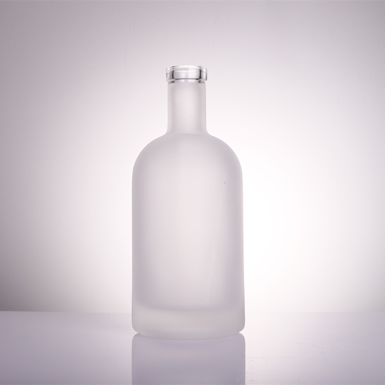 Frosted Surface 250ml 500ml Wine Liquor Glass Vodka Bottles