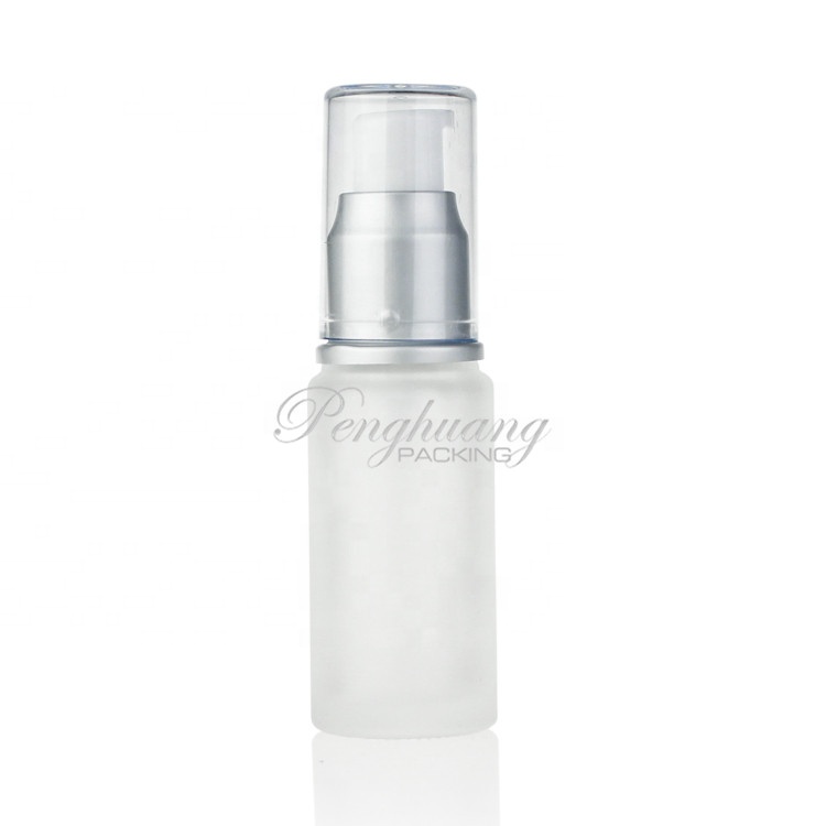 Frosted cosmetic bottle 25ml bottle packaging cosmetic container glass spray bottle
