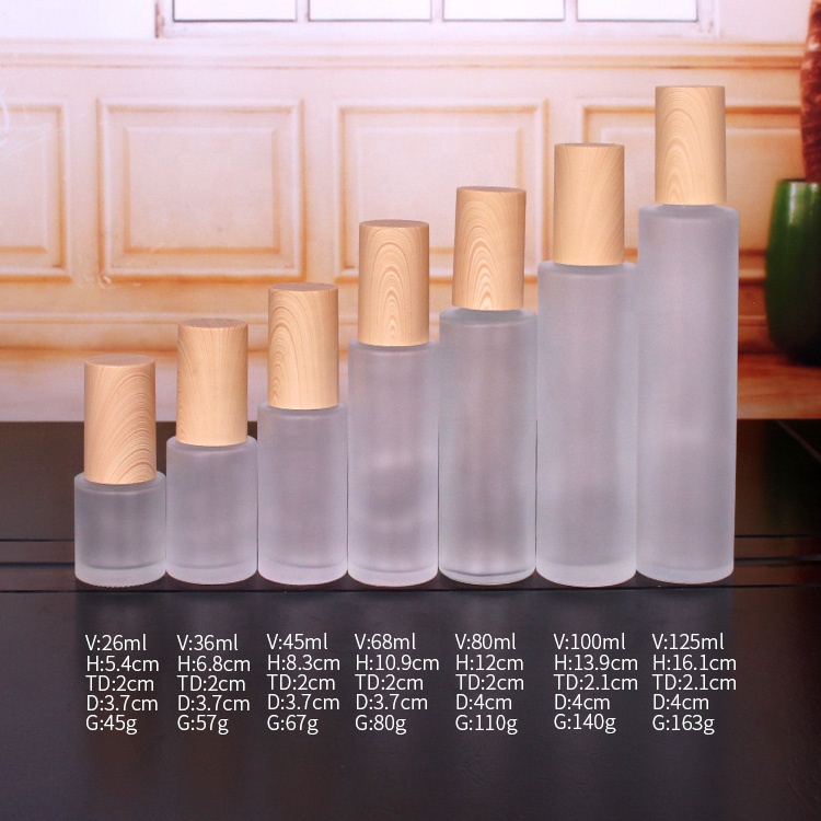 Frosted glass dropper bottle essential oil glass bottle