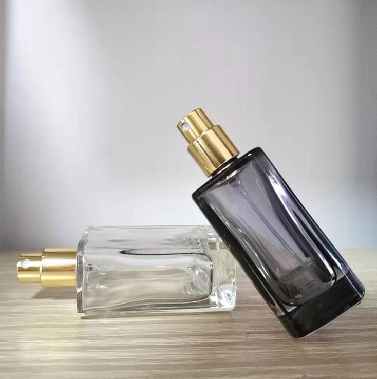 Frosted perfume bottle 100ml/chanelle perfume bottle/coloured perfume bottle