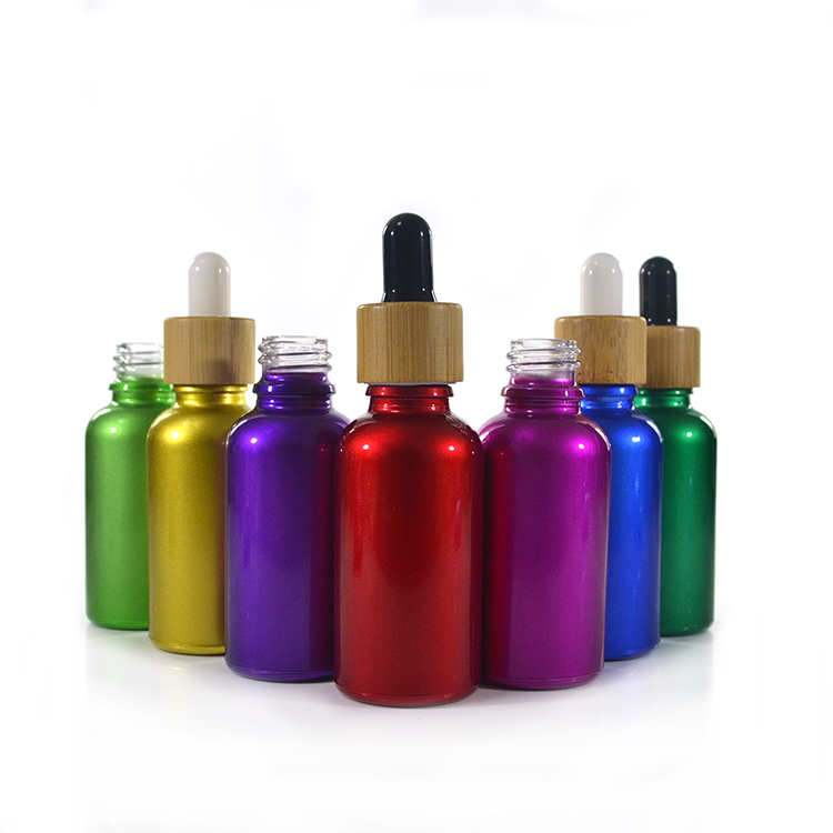 Frosted transparent amber blue green essential oil e liquid glass dropper bottles 5ml 10ml 15ml 20ml 30ml 50ml 60ml 100ml 120ml
