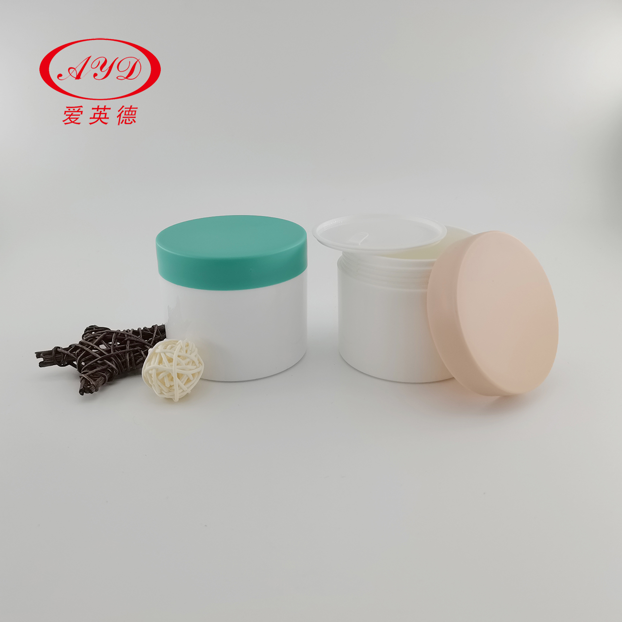 Frosting Plastic Skin Care Container Smooth Inner Wall Body Lotion Jar Baby Cream
