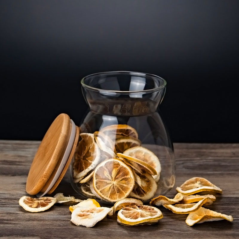 Fruits Coffee Tea Set Honey large Jar Food Storage Bottle Jar Glass Jar Container