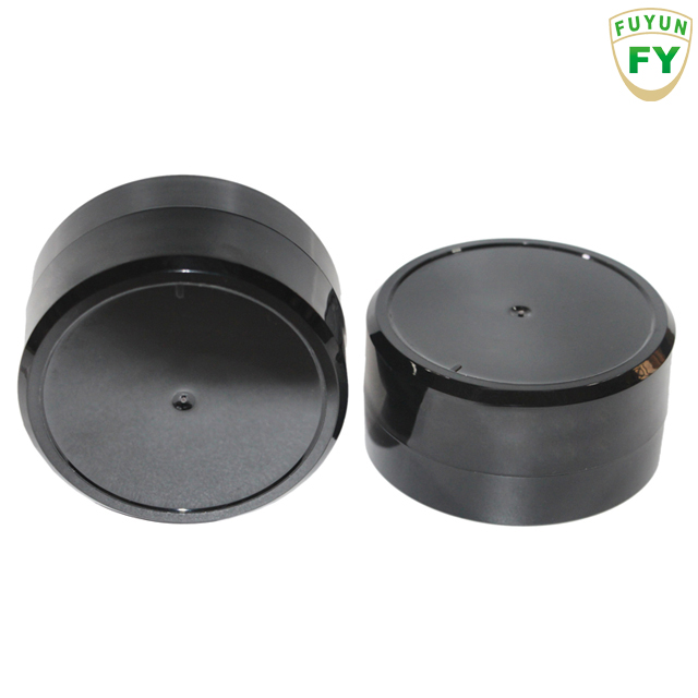 Fuyun 100g Black Skin Care Cream Jars Plastic Hair Conditioner Jars with Screw Cap
