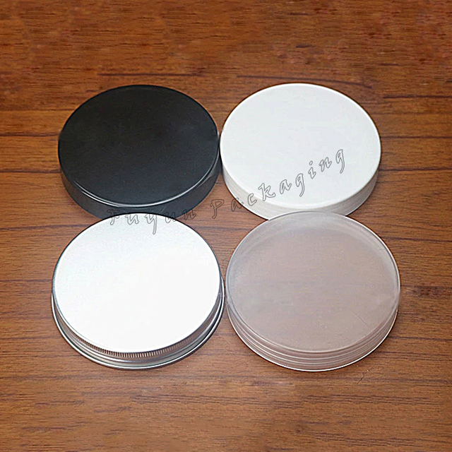 Fuyun 120ml empty plastic pet cosmetic container black jar with black screw lid