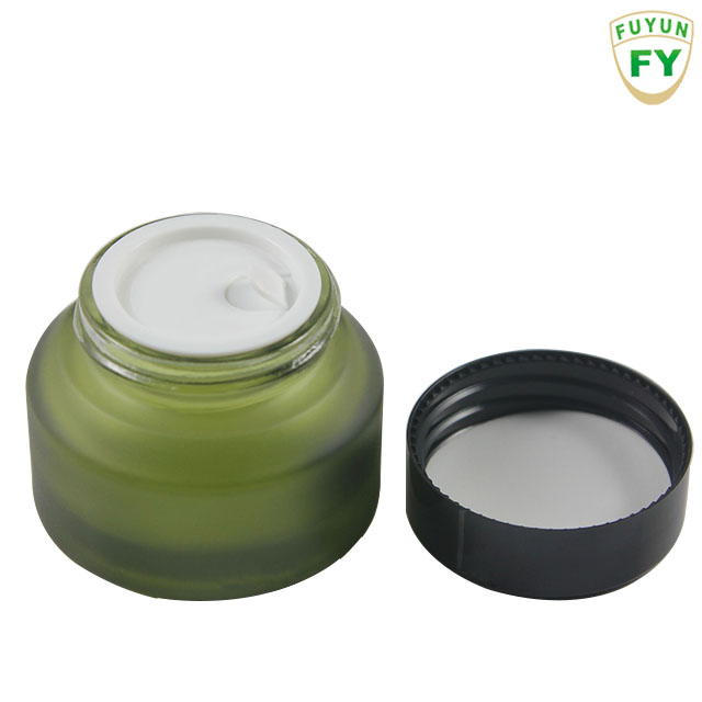 Fuyun 15ml 30ml 60ml 125ml 200ml Frosted Green Coloured Dropper Bottle Glass Cosmetic Empty Essential Oil Bottle