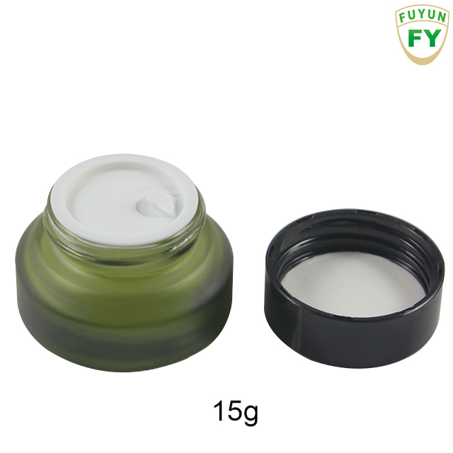 Fuyun 15ml 30ml 60ml 125ml 200ml Frosted Green Coloured Dropper Bottle Glass Cosmetic Empty Essential Oil Bottle