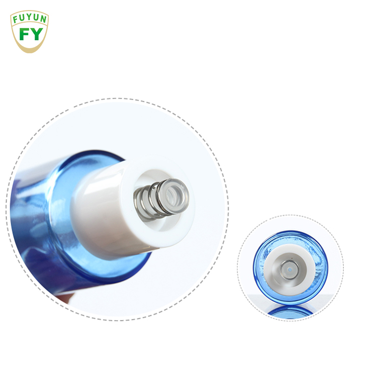 Fuyun 20ml 30ml 40ml 60ml 100ml 120ml Press Type Cosmetic Essence Cream Perfume Spray Blue Glass Lotion Bottles for Lotion