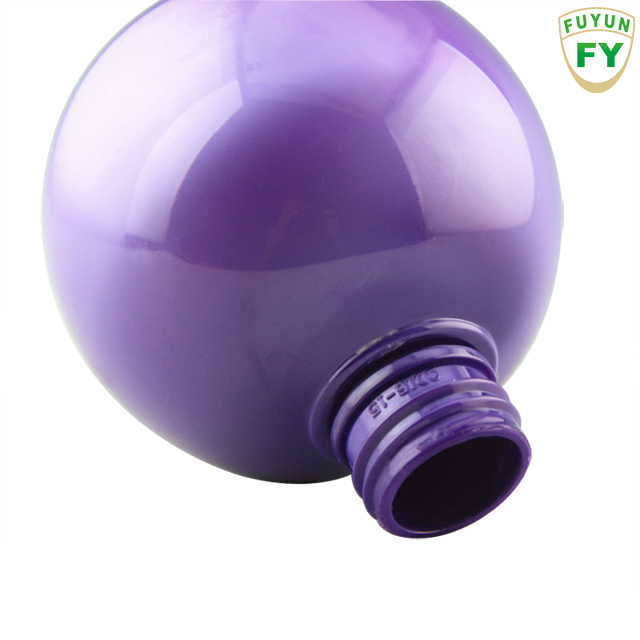 Fuyun 220g Round ball shape plastic toothpaste bottles high quality PET saleratus toothpaste ball bottle with plastic pump