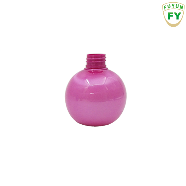 Fuyun 220g Round ball shape plastic toothpaste bottles high quality PET saleratus toothpaste ball bottle with plastic pump