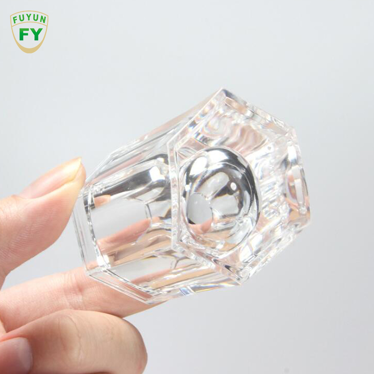 Fuyun 30/50/90/100ml Lotion Bottle 20/60g Clear Cosmetic Packaging Glass Skin Care Cream Jars for Creams and Lotions