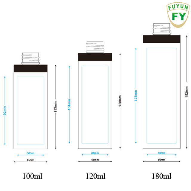 Fuyun 30ml 100ml 120ml 180ml Luxury Gold Acrylic Lotion Serum Pump Bottle Plastic Empty Serum Lotion Bottles
