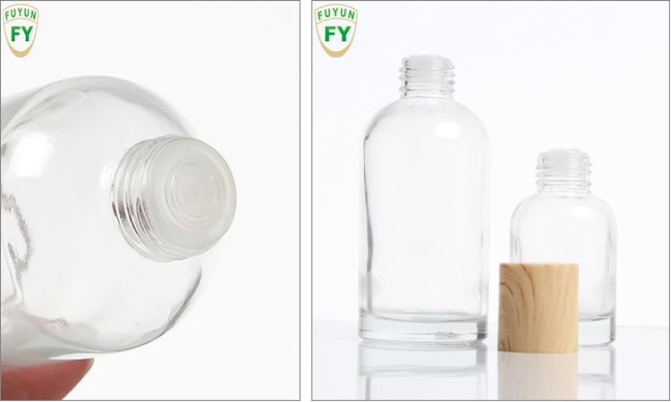 Fuyun 50g/40ml/100ml/120ml Glass Bottle and Cream Jars Empty Cosmetic Container and Packaging