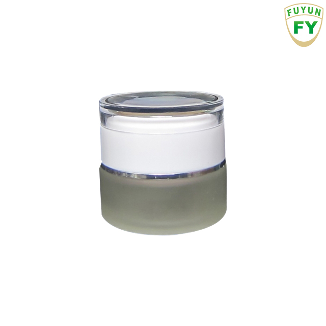 Fuyun 50g China supplier small double acrylic jar custom cream pack jar & hair care jar container