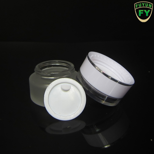 Fuyun 50g China supplier small double acrylic jar custom cream pack jar & hair care jar container