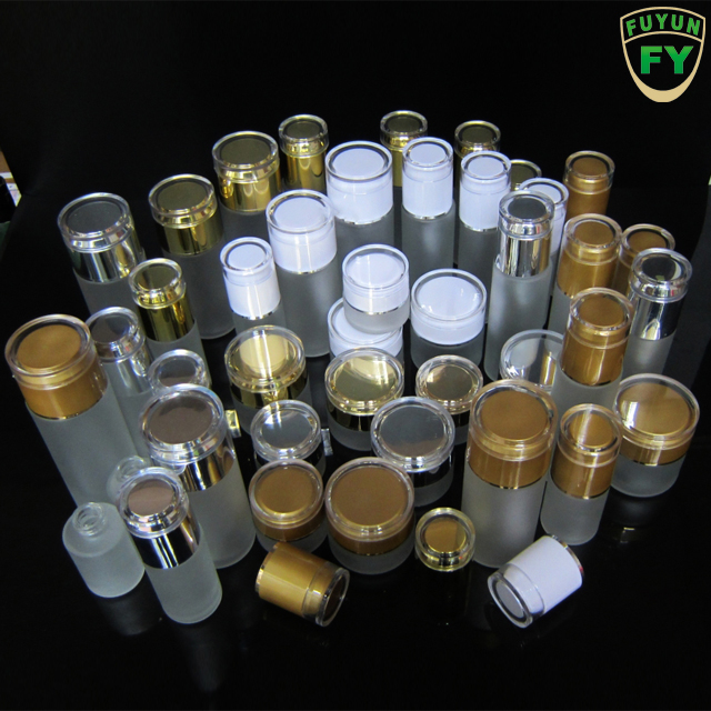 Fuyun 50g China supplier small double acrylic jar custom cream pack jar & hair care jar container