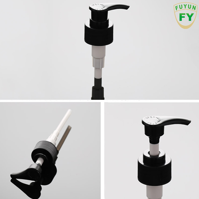 Fuyun Amber Empty 300ml Packaging Shampoo Bottles Plastic Pet Round Container Lotion Pump Bottles