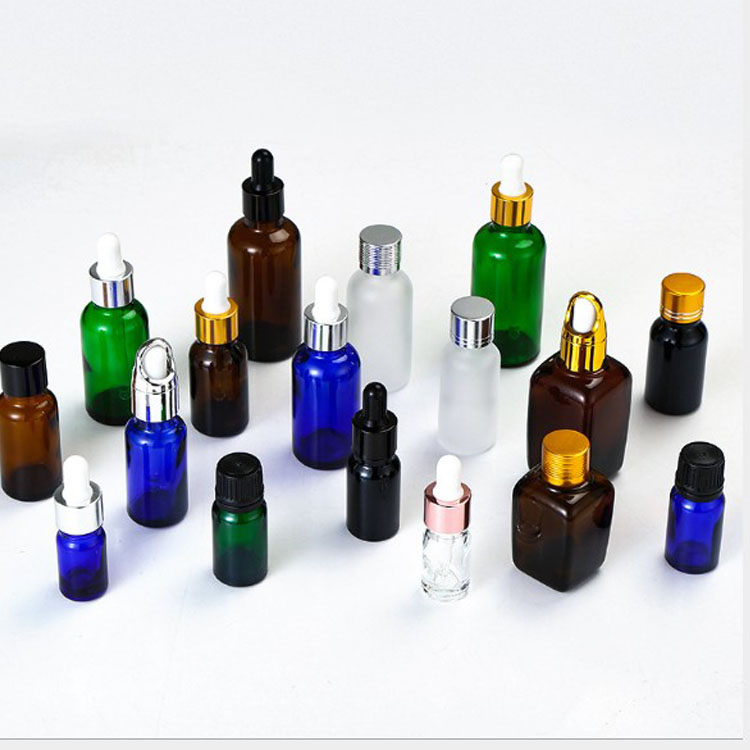 Fuyun Cosmetics Packaging Empty Essential Oil Serum Bottle Glass Dropper Bottle