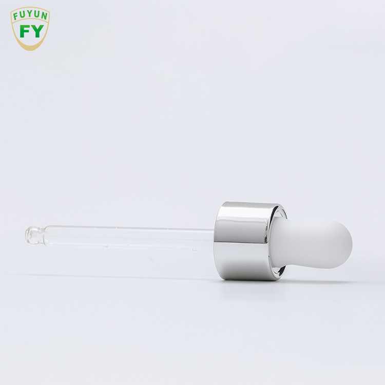 Fuyun Eco Friendly 30ml Clear Essential Oil Glass Dropper Bottle with Easy Open End for Personal Care
