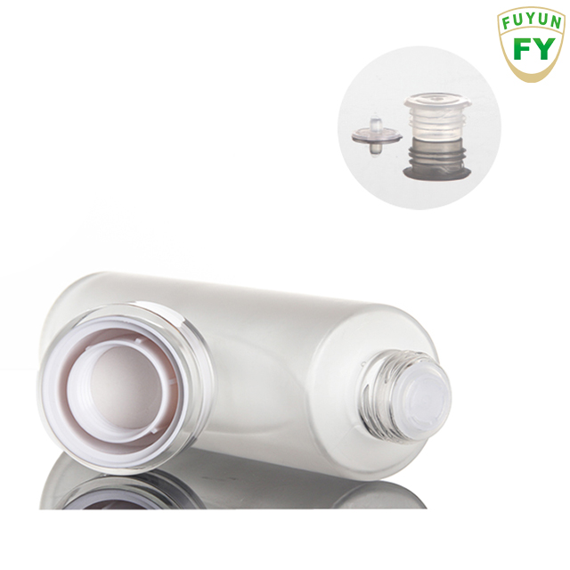 Fuyun Fancy Clear Shampoo Glass Pump Bottle 40ml 100ml 120ml Cosmetic Glass Lotion Bottle