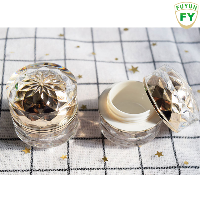 Fuyun Fast shipping 7g luxury new style design cosmetic acrylic cream jar
