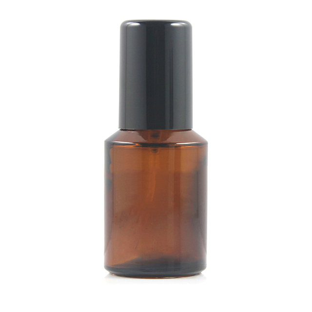 Fuyun Fast shipping Cosmetic Cylinder Amber 60ml Pump Lotion Glass Bottle With Cap