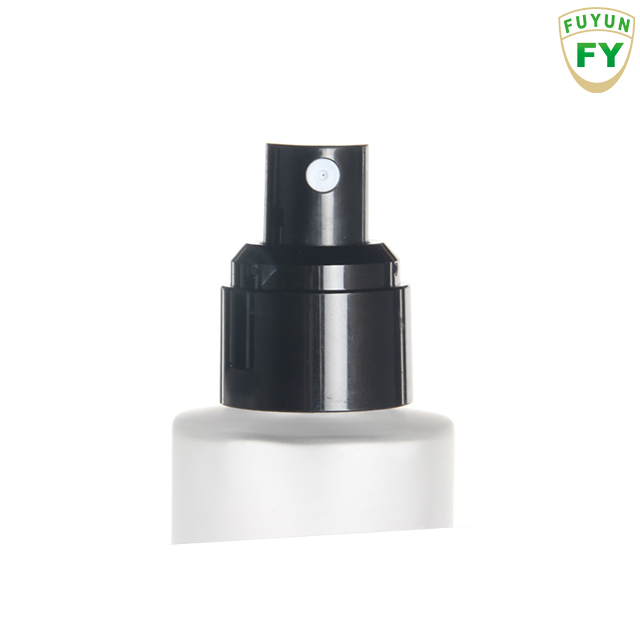 Fuyun Fast shipping high quality 120ml skin care toner frosted sprayer pump glass bottle