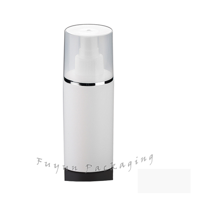 Fuyun Fast shipping wholesale plastic HDPE 120ml white cylinder spray pump bottle