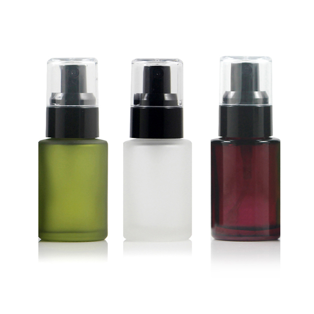 Fuyun Have stock good quality 1oz clear pressure pump spray glass bottle