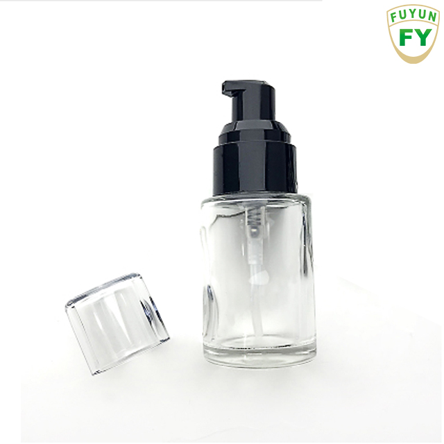 Fuyun Have stock good quality 1oz clear pressure pump spray glass bottle