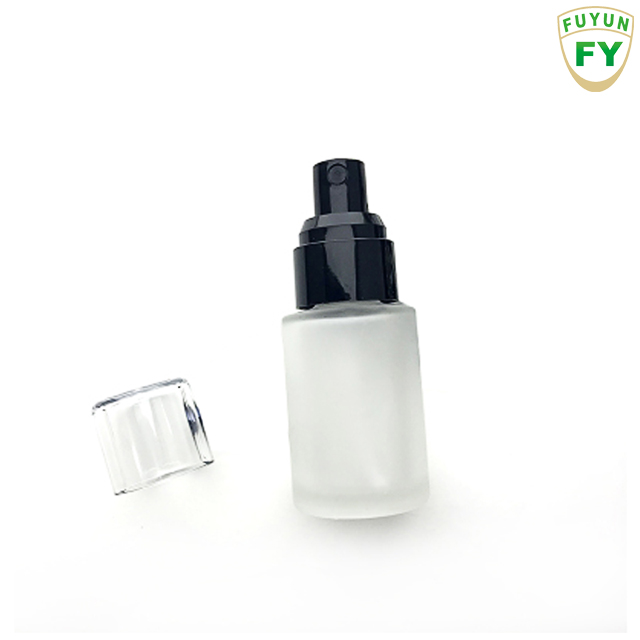 Fuyun Have stock good quality 1oz clear pressure pump spray glass bottle
