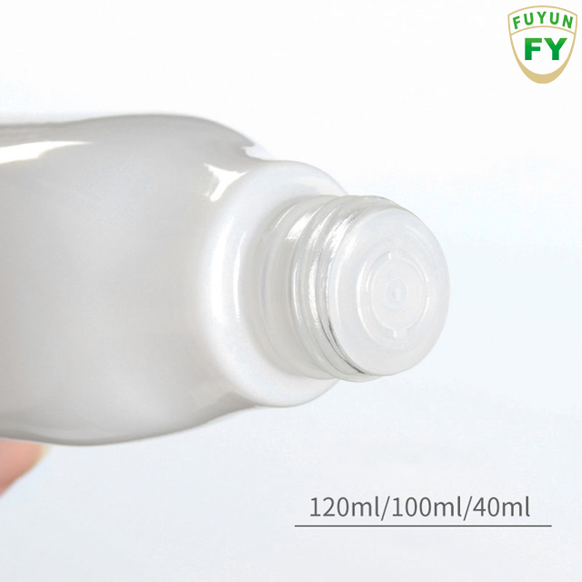Fuyun In stock 40ml 100ml 120ml Skincare Cosmetic Containers Glass Bottle And Jar