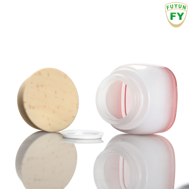 Fuyun In stock 50g 40ml 100ml 120ml Empty Cosmetic Personal Skincare Glass Bottle Sets and Cream Jars