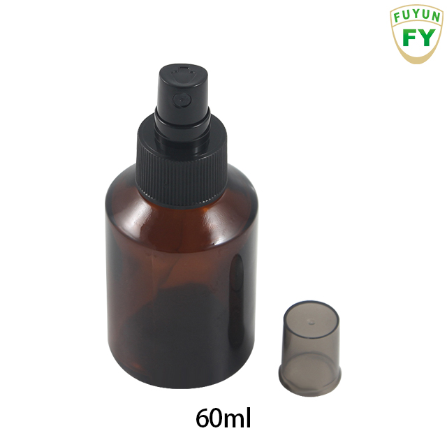 Fuyun In stock 60ml clear/white/amber empty personal care glass spray bottle